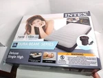Deluxe Twin Size Air Mattress, Bed Dura-beam Series 10" By Intex. Fixed Price $24.00.