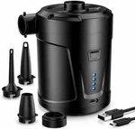 Rechargeable Air Pump 5200MAH Battery Cordless Inflator For Mattress Camp Pool. Fixed Price $46.99.