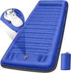 Fnarmw Camping Sleeping Pad, Extra Thick 5 Inch Mat With Pillow Built-in. Fixed Price $49.16.