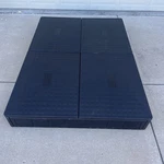Sleep Number Queen Size Black Plastic Bed Frame Platform Base. Fixed Price $149.00.