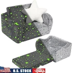 Fluffy Kids Throw Pillow Couch Lightweight Toddler Chair Portable Soft Sofa New. Fixed Price $67.62.