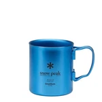 Snow Peak Titanium Double Wall Cup 450 Blue. Fixed Price $69.57.