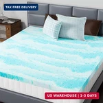 Dumos Mattress Toppers Memory Foam Queen Size, 4 Inch Thick Bed Pad Cooli. Fixed Price $151.74.