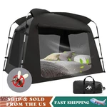 Indoor Privacy Bed Twin Full Size Portable Sleeping Tents Blackout Canopy. Fixed Price $62.99.