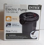 Intex Quick-fill Electric Air Pump 3 Assorted Nozzles AP619-111. Fixed Price $8.95.