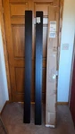 Davinci Twin Full Size Bed Conversion Kit Ebony Wooden Rails M4799. Fixed Price $35.00.