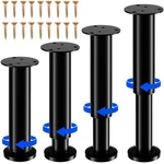Olldag Pcs Adjustable Height Bed Support Legs With Screws 4.72-7.48 Inch .... Fixed Price $35.64.