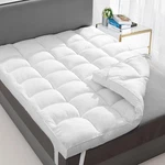 Extra Thick Fitted Mattress Topper - Twin Size Soft & Cooling Pillow Ma.... Fixed Price $97.33.