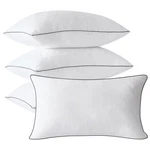 Pillows Queen Size Set 4, Seersucker Bed With Microfiber Fill,soft.... Fixed Price $49.53.