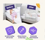 New Universal Bed Rail/comfy Bumpy Toddler Grey 59IN/RATED Best. Fixed Price $49.77.
