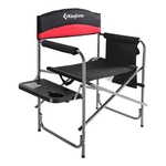 Kingcamp Compact Camping Folding Chair With Side Table And Storage Pocket, Red. Fixed Price $62.99.
