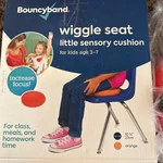 Wiggle Seat Orange School Sensory Cushion Pad Autism Bouncy Band Brand. Fixed Price $20.00.