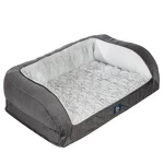 Dog Bed Orthopedic Quilted Couch Large Slate Gray Serta Pets Treats Chews. Fixed Price $154.99.