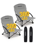 Beach Chairs 2 Pack Folding Portable Lightweight 300LB Heavy Duty Kingcamp. Fixed Price $179.99.
