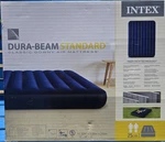 Intex Dura-beam Standard Full 10IN Inflatable Air Mattress Fiber-tech Blue. Fixed Price $28.00.
