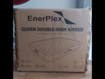 Enerplex Queen Double-high Air Mattress Blue Firm W/ Built In Pump. Fixed Price $75.00.