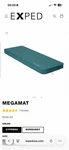Exped Deepsleep Mat Self Inflating Camping Sleeping Pad, Long Wide/ocean. Fixed Price $200.00.