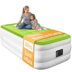Yening Twin Air Mattress 18" Raised Built-in Pump. Fixed Price $89.99.