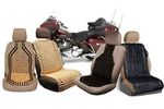 Zone Tech Wooden Beaded Car Home Comfort Tan/black Massage Seat Cover Cushion. Fixed Price $39.99.