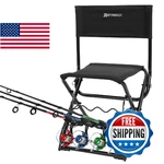 X Strike Fishing Chairs With Rod Holder Outdoor Folding Stool For Adults Portabl. Fixed Price $84.58.