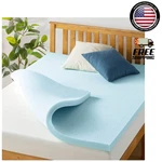 Breathable 1.5 Inch Ventilated Foam Mattress Topper With Cooling Gel, Full. Fixed Price $44.64.