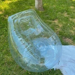 Baiao Inflatable Chair, Transparent Blow Up Couch Bean Bag, 34'' Lazy Sofa Fo.... Fixed Price $46.30.