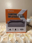 Kingcamp Camping Inflatable Gray Sofa Indoor/outdoor Sealed/box Damage. Fixed Price $95.99.