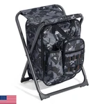 X Strike Backpack Fishing Chair With Cooler Bag, Foldable Camping Stool For Adul. Fixed Price $79.37.