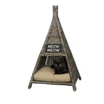 CBD1002A Tiki Tent 20" X Coastal Handwoven Rattan Cat Bed With Machine-wa.... Fixed Price $177.86.