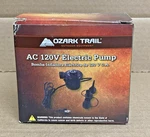 Ozark Trail Ac Air Pump 120V Inflation And Deflation With Adapters Camping Pool. Fixed Price $12.99.