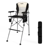 Foldable Directors Makeup Salon High Chair - Portable Camping Bar Height Fold.... Fixed Price $168.05.