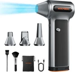 Wolfbox Handheld MF200 Electric Air Duster With Removable Battery Mini Blower. Fixed Price $119.99.