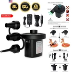 Electric Air Pump Portable Quick-fill Ac Dc Inflator Deflator For Ma.... Fixed Price $26.39.