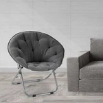 Yssoa Urban Papasan Folding Moon Chair - Large Saucer Ufo With Collapsible. Fixed Price $57.99.