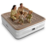 King Size Air Mattress 20IN Raised Built Pump 80X76 Brown Idoo Inflatable. Fixed Price $179.99.