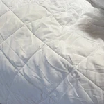 American Textile Company Queen Mattress Pad White Quilted Polyester Bedroom. Fixed Price $40.00.