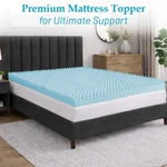 Continental Sleep, 1-INCH Premium Convoluted Gel Memory Foam Toppers.. Fixed Price $33.24.