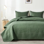Akkialla Quilt Bedding Set,olive Green Ultrasonic King/cal. Fixed Price $39.54.