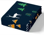 New Twin Duvet Cover & 1 Sham Mountain Deer Bed Set. Fixed Price $40.00.