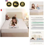 Twin Box, 6 Inch Mattresses For Kids Single Size Daybed Ind.... Fixed Price $171.18.