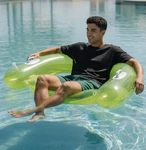 Intex Sit Float Inflatable Lounge Green Adult Water Chair Pool. Fixed Price $15.00.