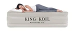 King Koil Pillow Top Plush Queen Air Mattress With Built-in High-speed Pump B.... Fixed Price $154.21.