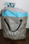 Intex Raised 16" Air Mattress With Hand Held 120V Pump - Twin Size "used Twice". Fixed Price $55.00.