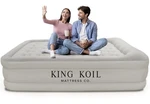 King Koil Air Mattress With Built-in Pump Queen Size Beige. Fixed Price $95.00.