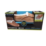 Sharper Image Memory Foam Fur Lined Moccasins Slippers 8/9 Womens 9/10. Fixed Price $9.50.