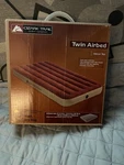 Ozark Trail Twin Size Inflatable Air Bed Mattress Brown. Fixed Price $18.00.