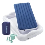 Hiccapop Inflatable Toddler Travel Bed With Safety Bumpers 4-SIDED Portable. Fixed Price $115.69.