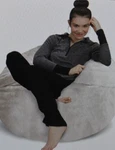 Sofa Sack Plush Ultra Soft Bean Bags Chair Microsuede Cover Replacement Cream. Fixed Price $29.25.
