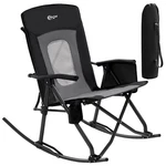 Portal Oversized Folding Rocking Camping Chair Back, 1P-MESH Black Grey. Fixed Price $124.47.