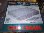 Coleman Queen Mattress Airbed Comfor Coil Camping Vinyl New. Fixed Price $47.99.